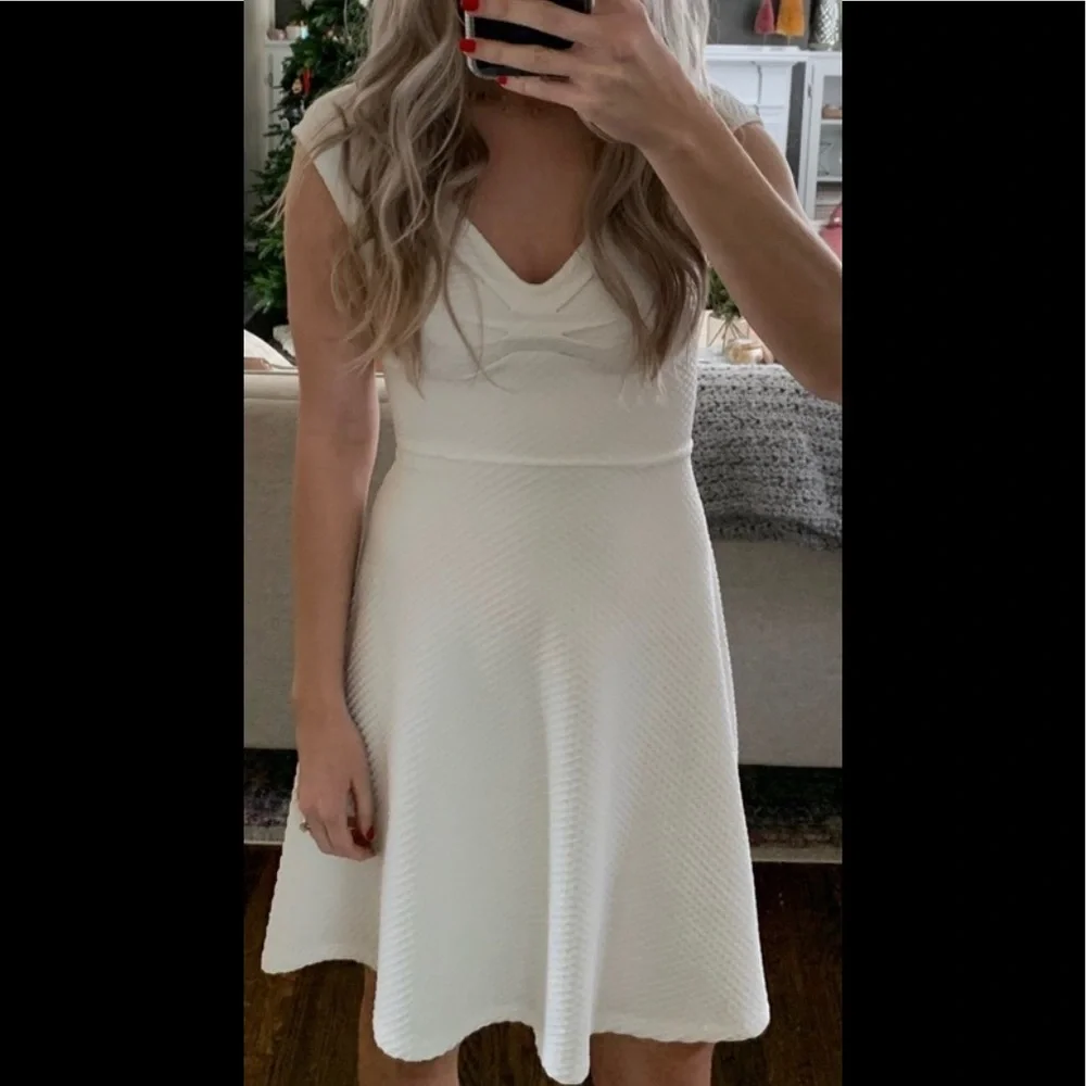 Too Good to Be True Criss Cross Cut Back Ribbed Mini Dress - Picture 11 of 12